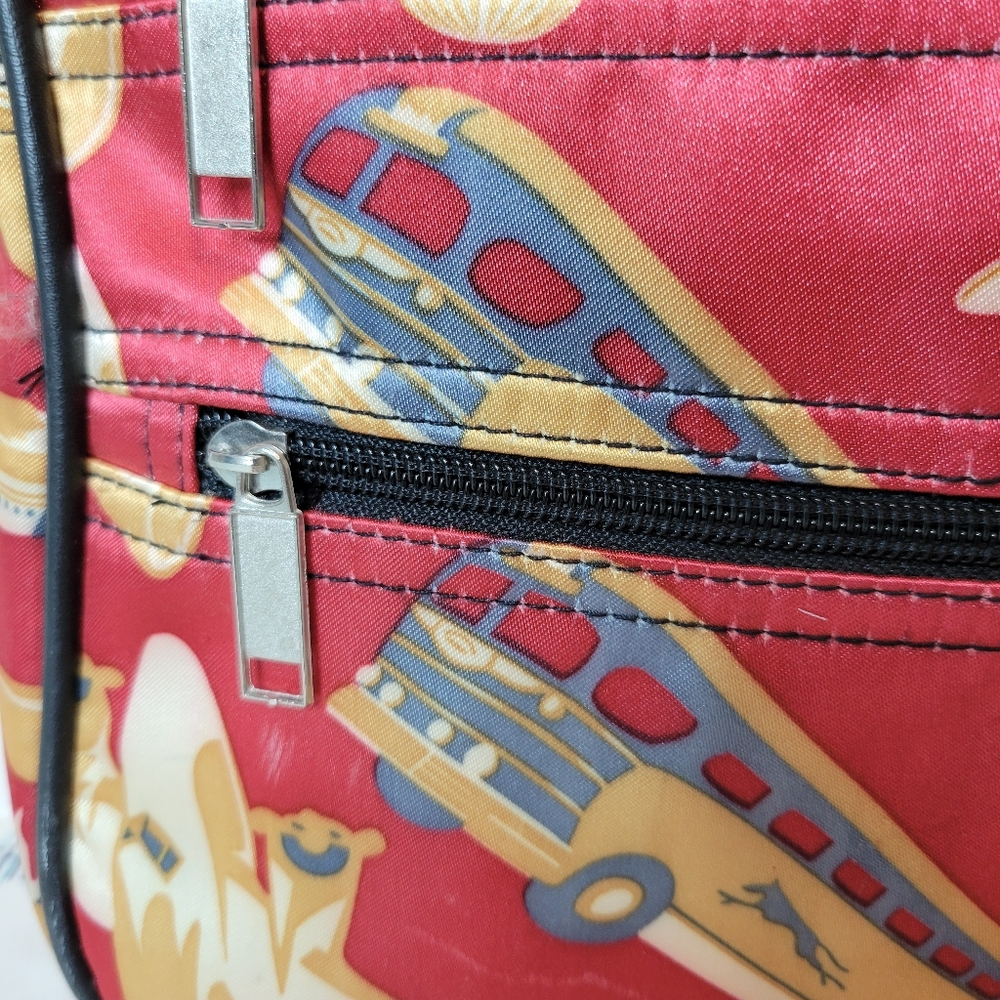 Sydney To Go Campy Red and Yellow Travel Bag - Picture 4 of 13